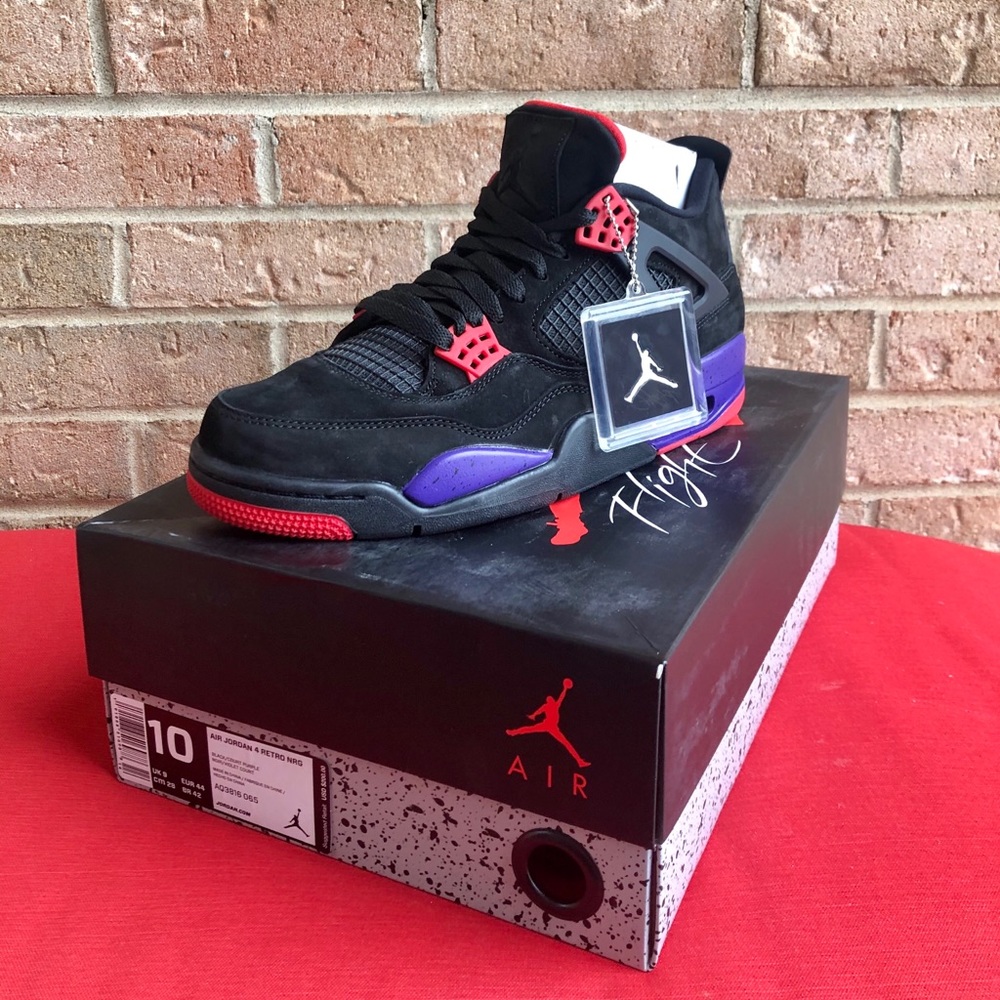 Air Jordan retro raptor 4’s men’s shoe